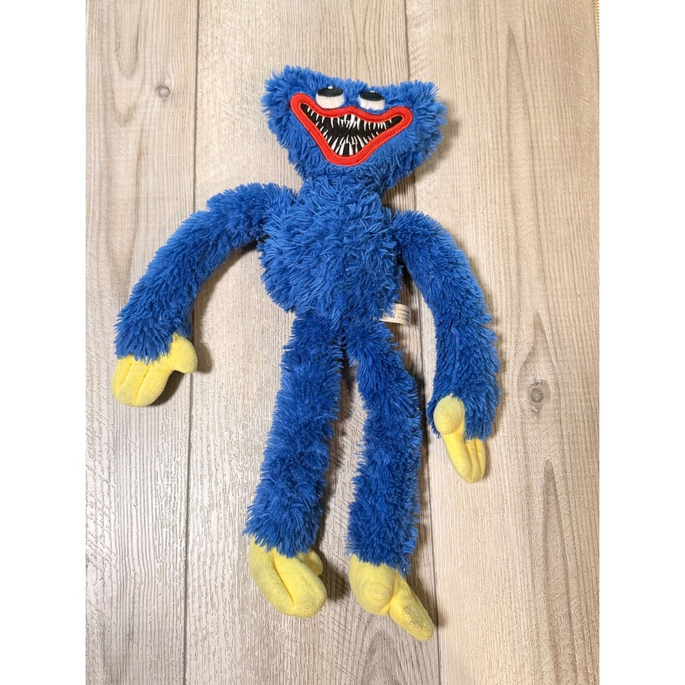 Huggy Wuggy Poppy Playtime Blue Plush Horror Monster Toy Scary Stuffed animal